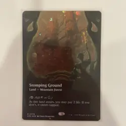 Mtg Galaxy Foil Stomping Ground Eoe R - Image 1