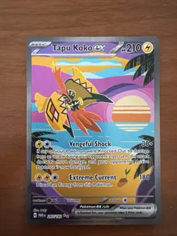Tapu Koko ex 247/182 Paradox Rift Special Illustration Rare Near Mint Nm Pokemon - Image 1