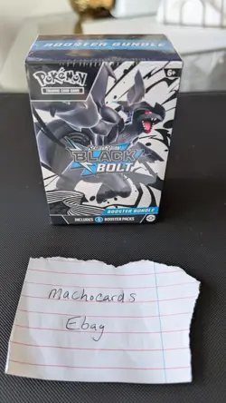 Pokemon TCG Black Bolt Booster Bundle - New / Sealed - 6 Packs - Ships fast! - Image 1