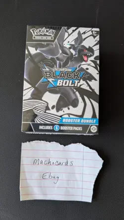 Pokemon TCG Black Bolt Booster Bundle - New / Sealed - 6 Packs - Ships fast! - Image 3