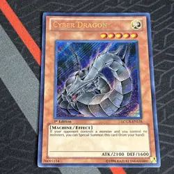 Yugioh Cyber Dragon LCGX-EN176 Secret Rare - Image 2