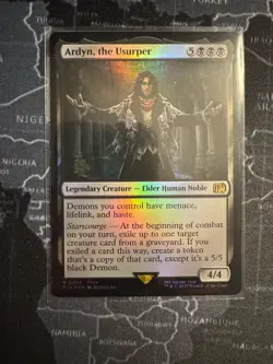 MTG Final Fantasy - Ardyn, the Usurper - Prerelease FOIL Stamp Promo - Image 1
