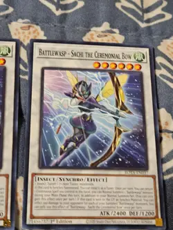 Battlewasp - Sachi the Ceremonial Bow x3 - ROTA-EN037 Rage of the Abyss Yugioh - Image 4