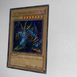 Yugioh Tri-horned Dragon Lob 1st Ed Nm Foil Line Error - Image 2