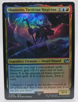 Shantotto, Tactician Magician (FOIL) U #241 MTG Final Fantasy Magic FF11 FFXI - Image 1