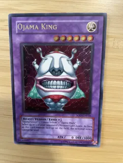 YuGiOh Ojama King SOD-EN034 Ultimate Rare Unlimited Edition - NM - Image 5