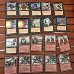 Vintage Mtg 103 Card Lot: Ice Age Homelands Alliances Magic The Gathering Bundle - Image 3