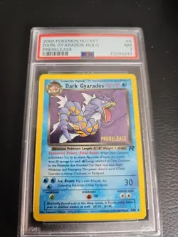 PSA 7 Dark Gyarados Team Rocket Holo 8/82 Prerelease Promo Pokemon Card - Image 1
