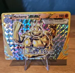 Machamp BREAK 60/108 Holo Rare XY Evolutions Pokemon Card - Image 1