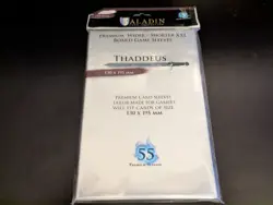 Paladin Card Sleeves 55 Ct. Protectors Thaddeus 130 x 195 mm! New! - Image 1