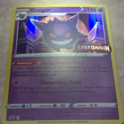 Mint - Gengar SWSH241 - Lost Origins Stamped Promo Card - Holo - Image 3