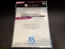 Paladin Card Sleeves 55 Ct. Protectors Nightingale 127 x 153 mm! New! - Image 1