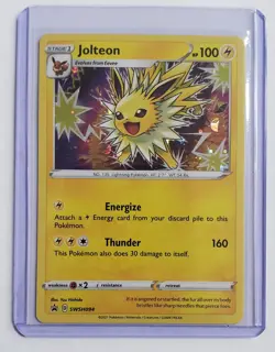 Jolteon SWSH094 Holo, Shining Fates Black Star Promo, Pokemon Card, NM - Image 1