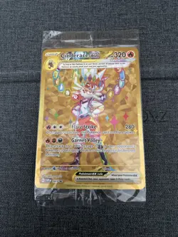 Cinderace ex - SVP 163 - SEALED Stellar Crown UPC Black Star Promo Pokemon Card - Image 1