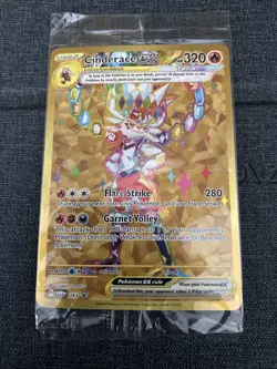 Cinderace ex - SVP 163 - SEALED Stellar Crown UPC Black Star Promo Pokemon Card - Image 2