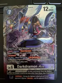 Darkdramon ACE [LM-043] (Limited Card Pack) [World Convergence] - Image 1