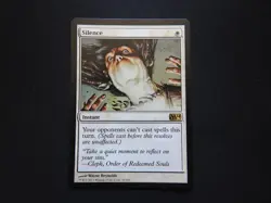 Silence LP [Magic 2014 M14] Mtg Magic Free Tracking! - Image 1