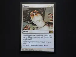 Silence LP/MP [Magic 2011 M11] Mtg Magic Free Tracking! - Image 1