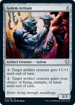 4x Golem Artisan MTG Commander Legends NM Magic Regular - Image 1