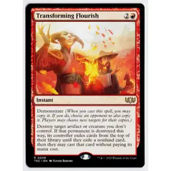 MTG Transforming Flourish Commander Tarkir Dragonstorm Rare NM - Image 1