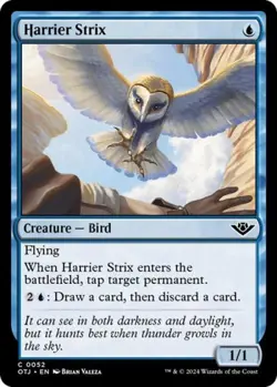 Harrier Strix -Foil Near Mint MTG Outlaws of Thunder Junction - Image 1