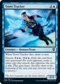 4x Trove Tracker MTG Commander Legends NM Magic Regular - Image 1