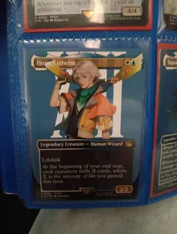 NM Hope Estheim BORDERLESS Final Fantasy MTG Card 0396 FFXIII Rare Human Rare - Image 1