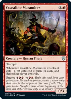 4x Coastline Marauders MTG Commander Legends NM Magic Regular - Image 1