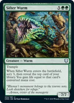 4x Sifter Wurm MTG Commander Legends NM Magic Regular - Image 1