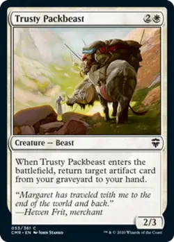4x Trusty Packbeast MTG Commander Legends NM Magic Regular - Image 1