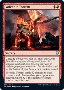 4x Volcanic Torrent MTG Commander Legends NM Magic Regular - Image 1
