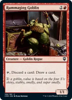4x Rummaging Goblin MTG Commander Legends NM Magic Regular - Image 1