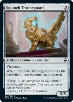 4x Staunch Throneguard MTG Commander Legends NM Magic Regular - Image 1