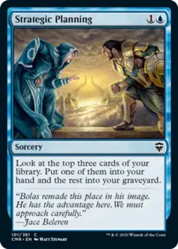 4x Strategic Planning MTG Commander Legends NM Magic Regular - Image 1