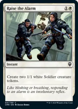 4x Raise the Alarm - Foil MTG Commander Legends NM Magic Foil - Image 1