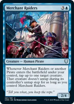 4x Merchant Raiders MTG Commander Legends NM Magic Regular - Image 1