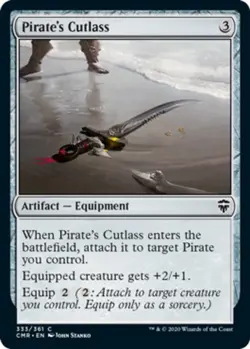 4x Pirate's Cutlass MTG Commander Legends NM Magic Regular - Image 1