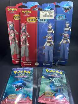 Vintage Pokemon TCG Blister Booster Pack ☘🔥💧⚡ MAGMA vs AQUA⚡💧🔥☘ Empty - Image 1