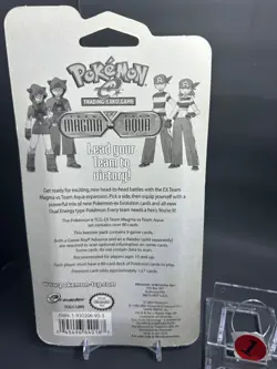 Vintage Pokemon TCG Blister Booster Pack ☘🔥💧⚡ MAGMA vs AQUA⚡💧🔥☘ Empty - Image 4