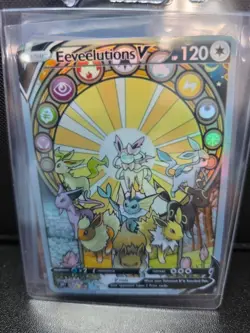 CUSTOMmade madeTOorder full art holo pokemon card PTL890 eeveelutions - Image 1