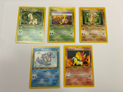 1st Edition Pokemon Neo Genesis Lot Cyndaquil Shuckle Bayleef Totodile Sudowoodo - Image 1