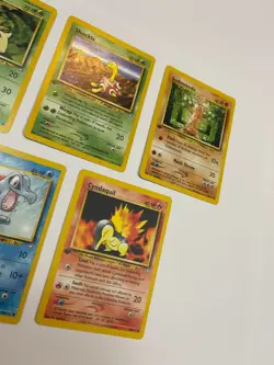 1st Edition Pokemon Neo Genesis Lot Cyndaquil Shuckle Bayleef Totodile Sudowoodo - Image 3