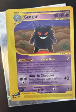 Pokemon TCG Gengar Rare 48/165 Expedition 2002 E-Series | MP/HP - Image 1