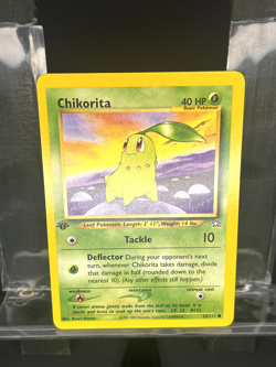 Chikorita 53/111 Neo Genesis Regular 1st Edition - Pokemon TCG - LP - Image 1