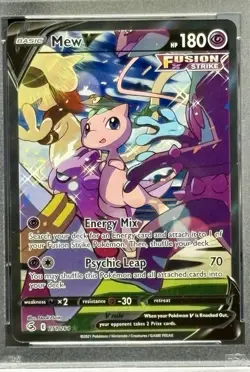 2021 POKEMON SWSHFA/MEW VFUSION STRIKE#251 PSA GM MT 10 - Image 1