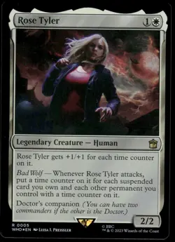 1x Foil Rose Tyler - Universes Beyond: Doctor Who - NM - MTG - Image 1