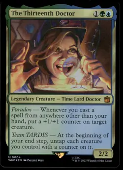 1x Foil The Thirteenth Doctor - Universes Beyond: Doctor Who - NM - MTG - Image 1