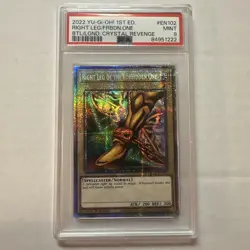 YUGIOH Right Leg of The Forbidden One BLCR-EN102 Starlight Rare PSA9 - Image 1