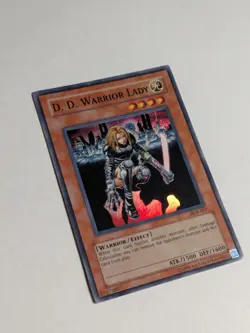 Yugioh D.D. Warrior Lady DCR-027 Super Rare Unlimited NM - Image 2