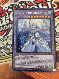 Tearlaments Rulkallos DABL-EN039 Secret Rare 1st Edition NM Yugioh - Image 1